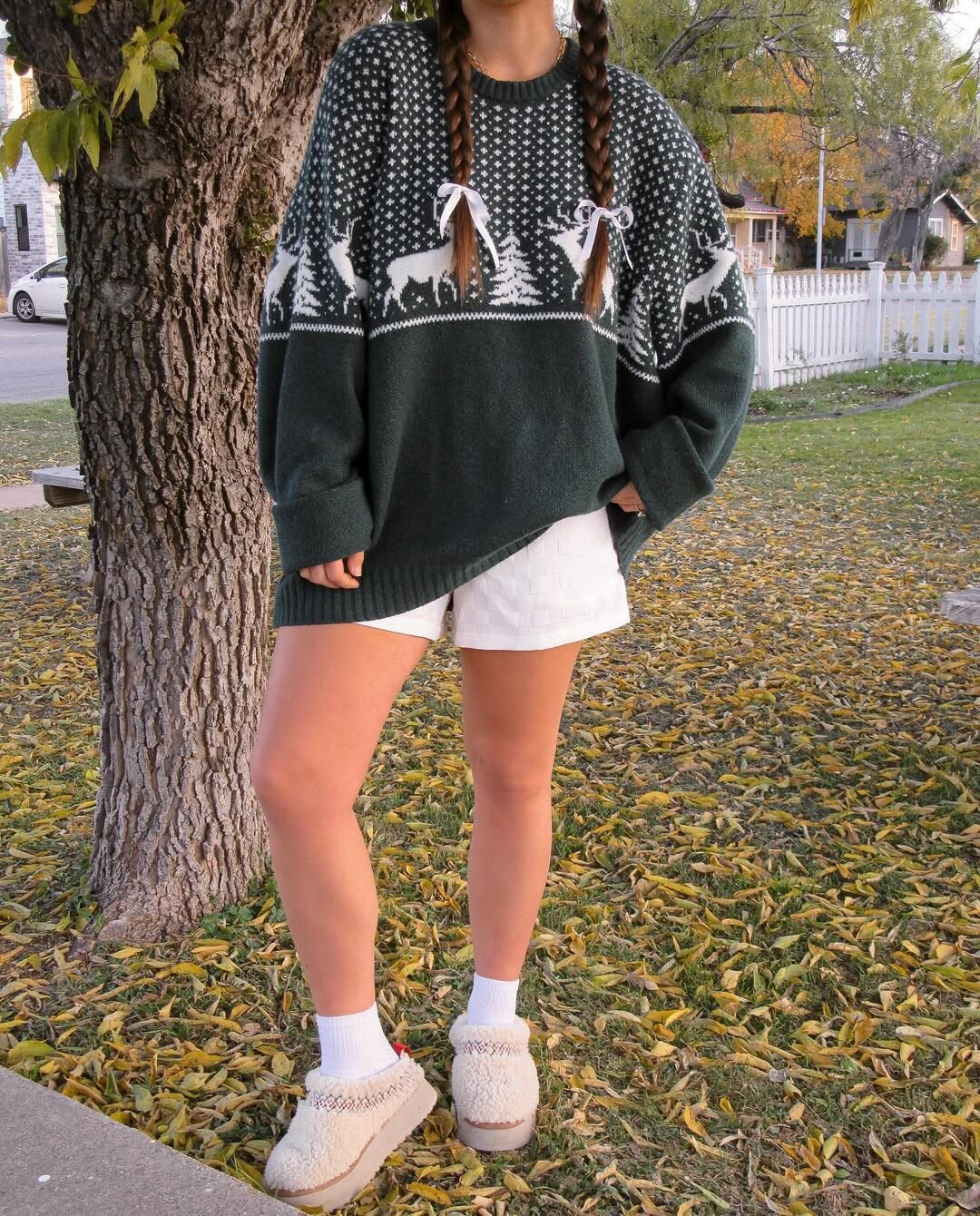 AllYou Green ugly christmas sweater