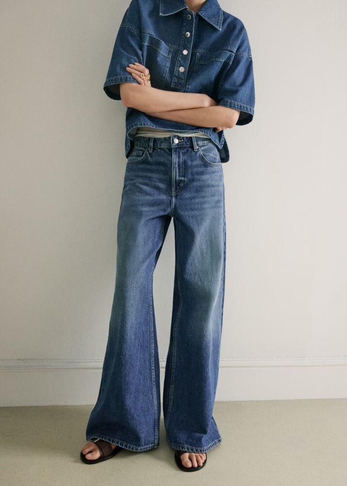 wide leg jeans