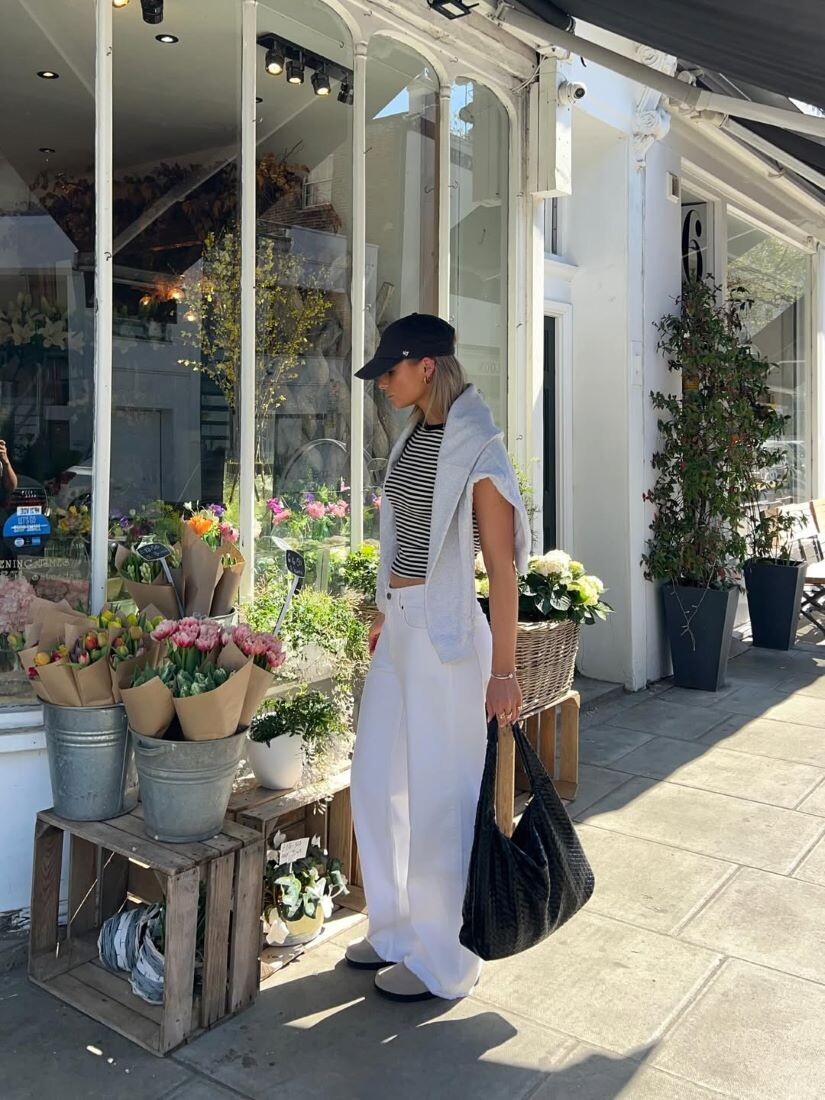 white jeans and how to wear
