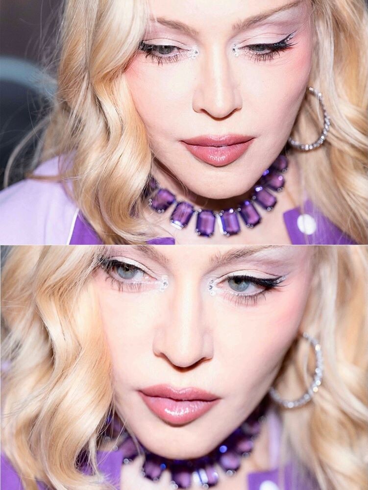 Madonna new beauty look