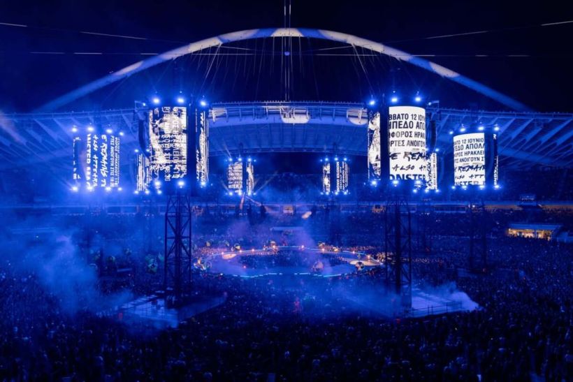 Metallica: Ρεκόρ προσέλευσης στο ΟΑΚΑ με πάνω από 90.000 θεατές στην πρώτη συναυλία του 2026