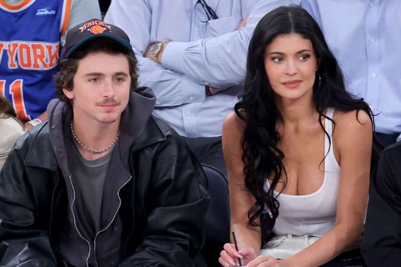 Τιμοτέ Σαλαμέ και Κάιλι Τζένερ σε courtside ραντεβού στο Madison Square Garden για τους Knicks